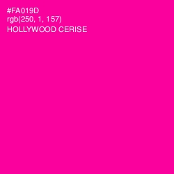 #FA019D - Hollywood Cerise Color Image